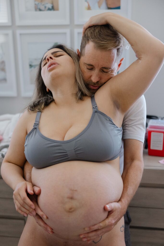 belly lift during labor